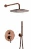 Zestaw KFA Zestaw prysznicowy podtynkowy MOZA  + AQUALINE Odpływ liniowy podłogowy 2w1 pod płytkę - 90 cm KOLOR MIEDZIANY LM04900 +5039-501-34